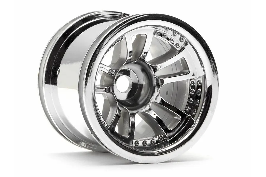 HPI 2.2&amp;quot; Split 5 Chrome Rims 2Pcs image 8848