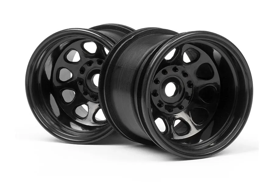 HPI 2.2&amp;quot; Firestorm Classic King Black Rims 2Pcs image 8851