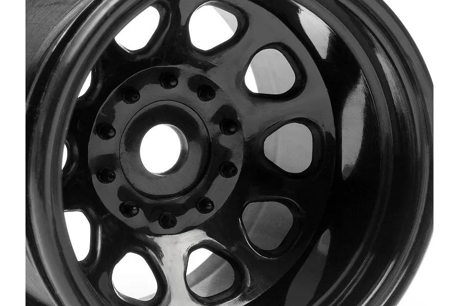 HPI 2.2&amp;quot; Firestorm Classic King Black Rims 2Pcs image 8853