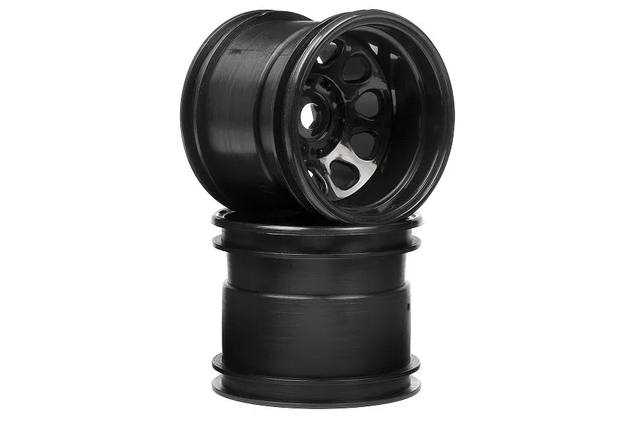 HPI 2.2&amp;quot; Firestorm Classic King Black Rims 2Pcs image 8854