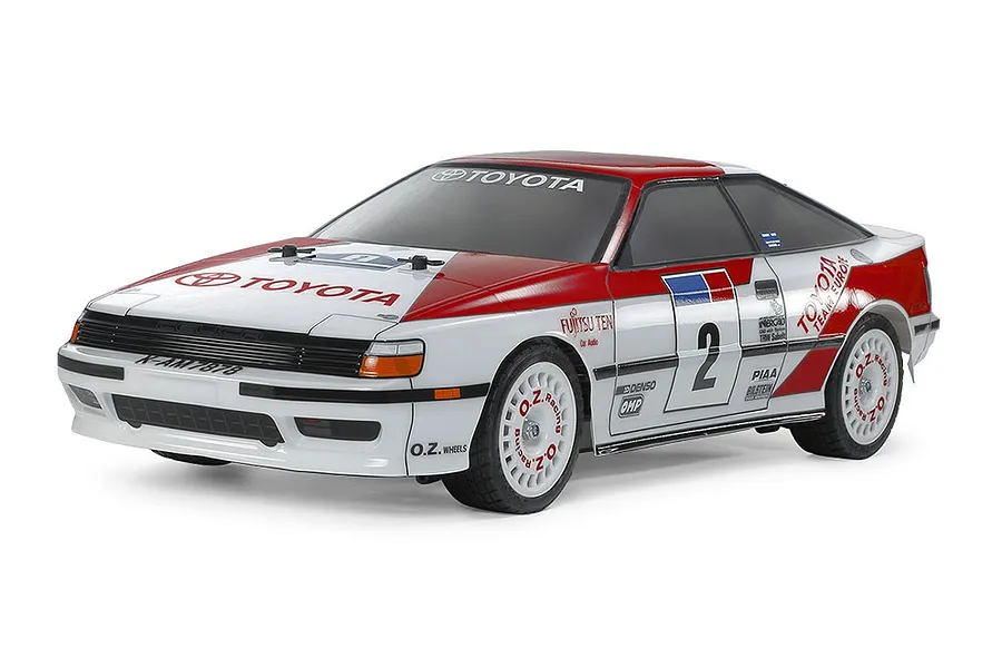 Tamiya TT-02 Toyota GT-Four ST165 RC Rally Car Electric 4WD 1/10 Scale Kit - White image 2