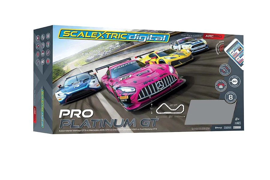 Scalextric 1/32 ARC Pro Platinum Complete Slot Car Set image 88546