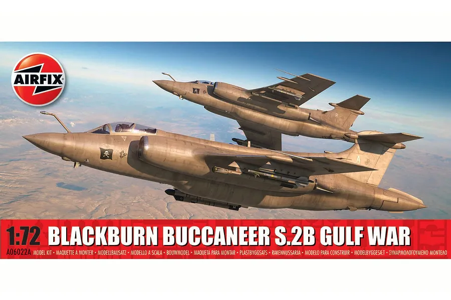 Airfix 1/72 Blackburn Buccaneer S.2B Fighter Scaled Plastic Model Kit image 88570
