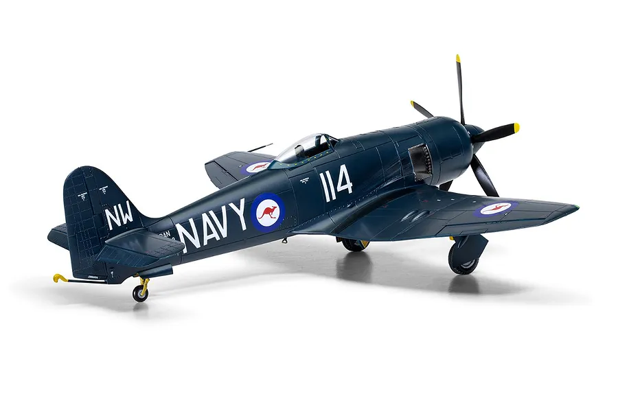 Airfix 1/48 Hawker Sea Fury FB.11 Fighter Scaled Plastic Model Kit image 88579