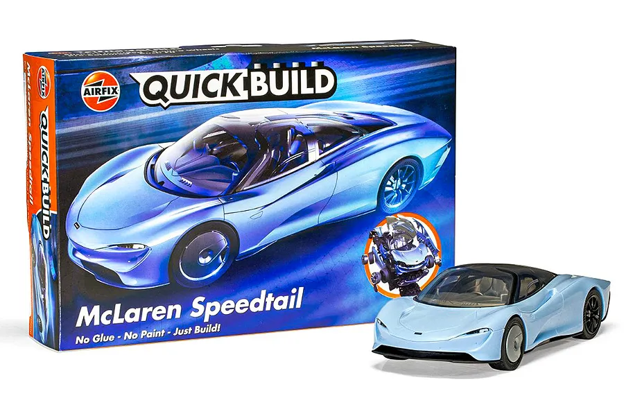 Airfix Quickbuild Mclaren Speedtail Plastic Model Kit image 88600