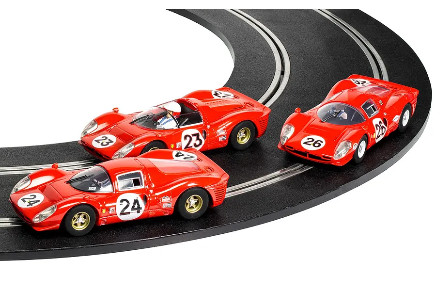 Scalextric 1/32 1967 Daytona 24 Slot Cars Triple Pack image 88613