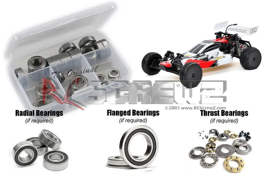 RC Screwz ADX-10 Rubber Shielded Bearing Kit image 1