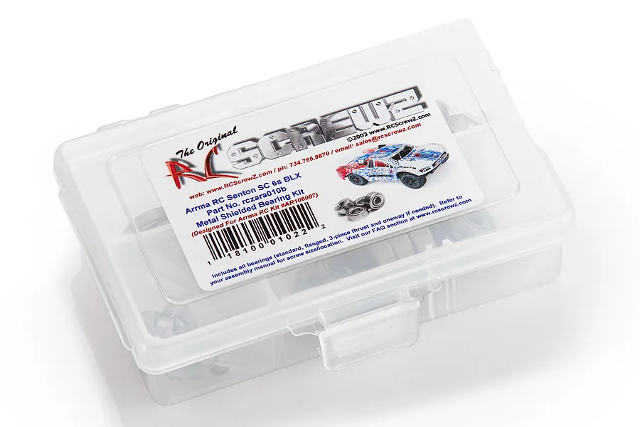 RC Screwz Senton 6S Metal Shielded Bearing Kit image 88698