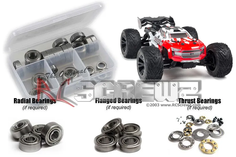 RC Screwz Kraton 4S Metal Shielded Bearing Kit image 1