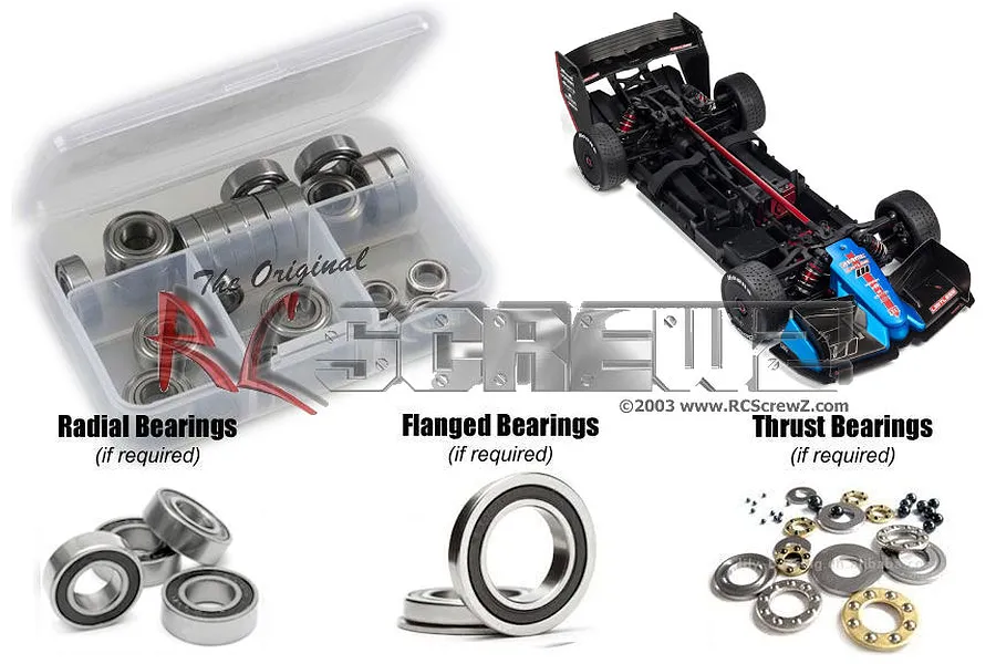 RC Screwz Limitless Rubber Shielded Bearing Kit image 1