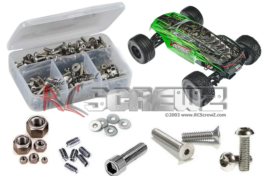 RC Screwz Fazon Voltage Complete Stainless Steel Screw Kit image 1