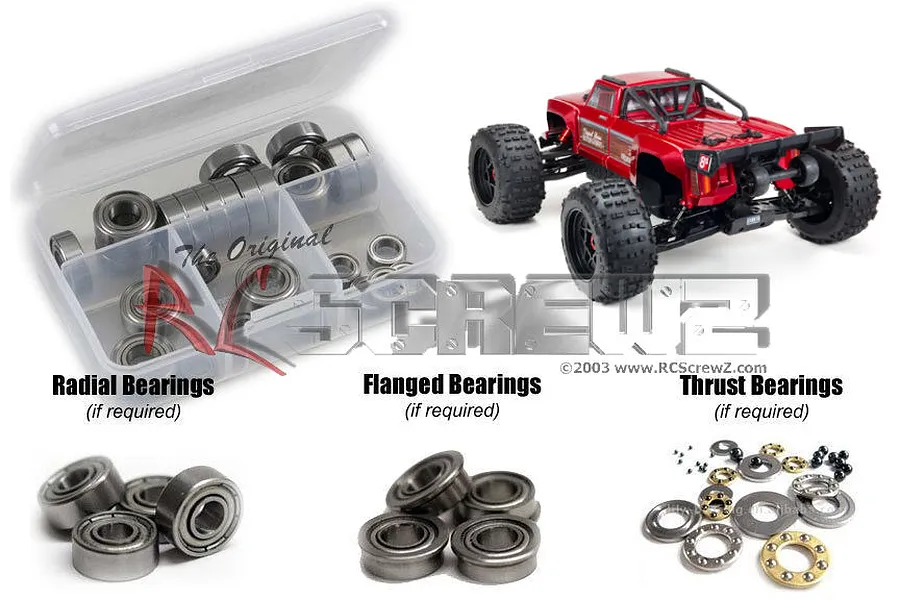 RC Screwz Outcast 8S Metal Shielded Bearing Kit image 1