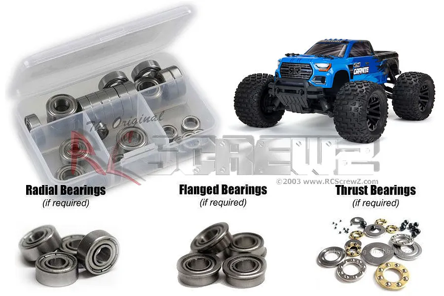 RC Screwz Granite Mega Metal Shielded Bearing Kit image 1