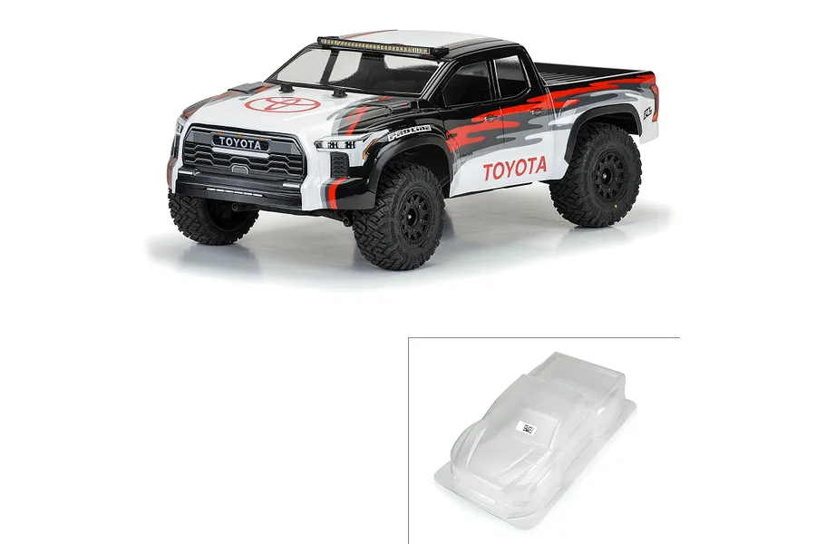 Pro-Line 1/10 2023 Toyota Tundra TRD Pro Unpainted Body Shell - Clear image 88926