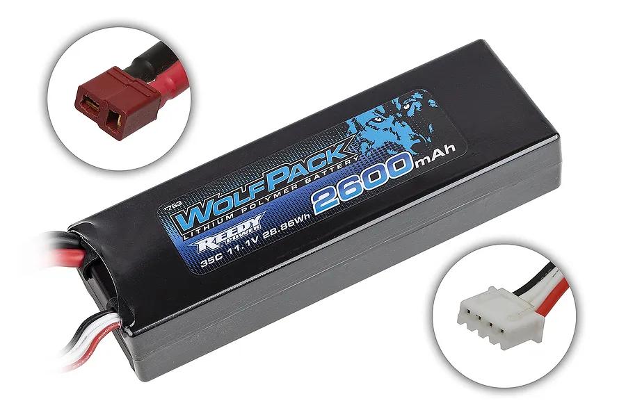 Reedy Power Wolfpack 11.1v 2600mAh 35C LiPo Battery image 89088