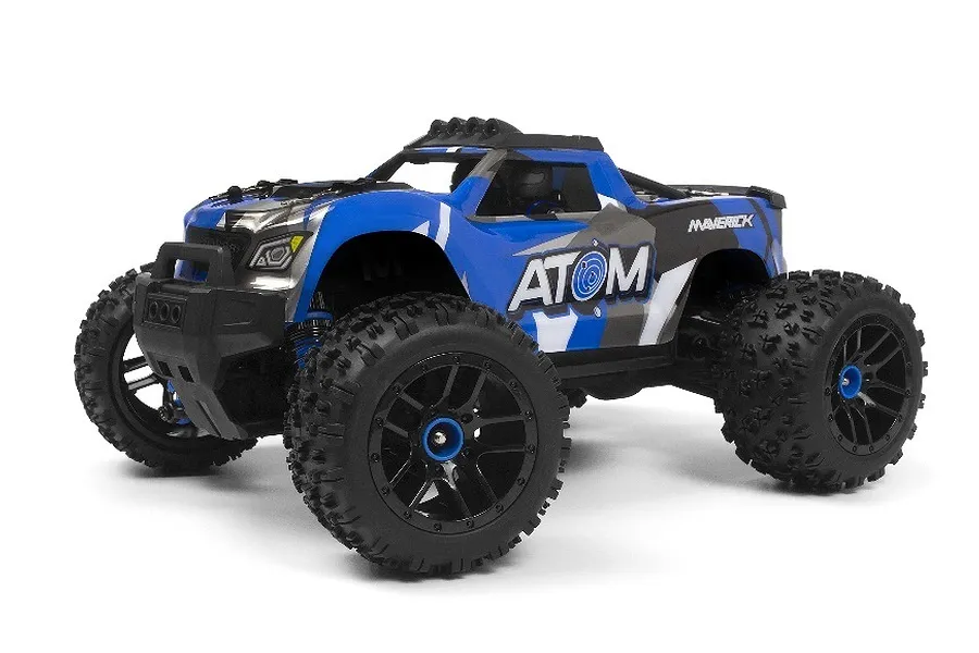 Maverick Atom RC Monster Truck Electric 4WD 1/18 Scale RTR - Blue image 89119
