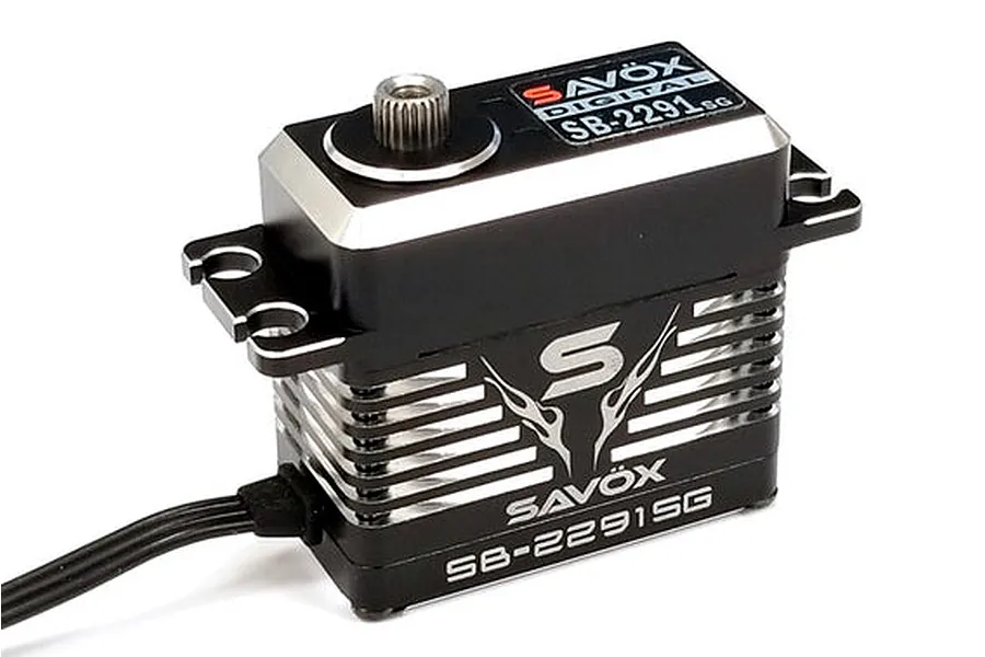 Savox Black Aluminium Monster Torque 25kg 8.4V HV Brushless Metal Geared Servo image 89152