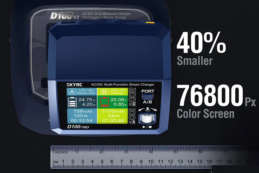 SkyRC D100 Neo Duo AC/DC Dual Charger image 89165