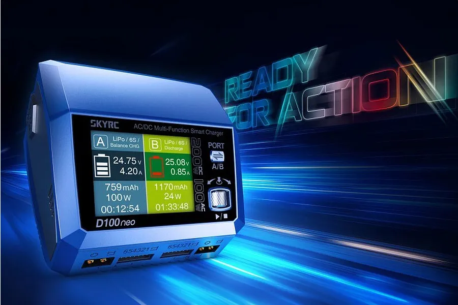 SkyRC D100 Neo Duo AC/DC Dual Charger image 89169