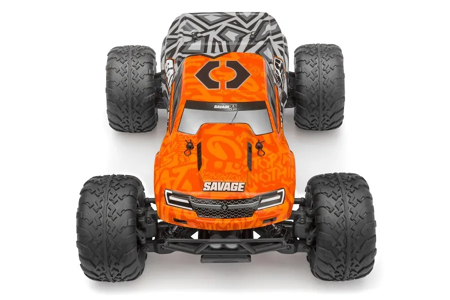 HPI 1/12 GT-2XS Painted Body Shell - Orange/Gray image 89185