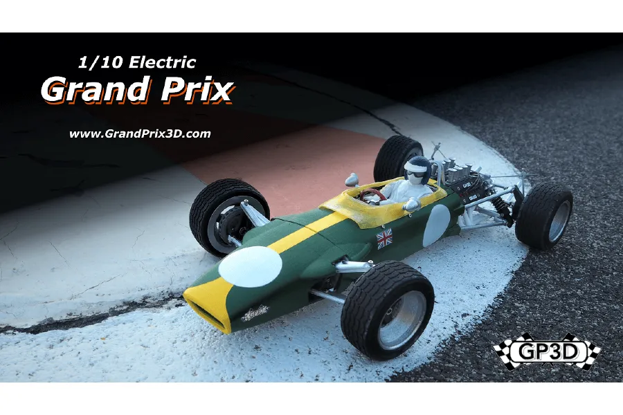 GP3D 1/10 Type L Electric RC Pre-Assembled Kit Grand Prix Car