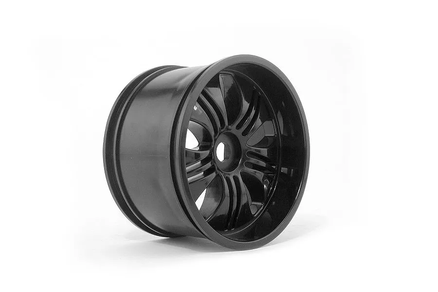 HPI 4.5&amp;quot; Savage Tremor Black Rims 2Pcs image 8925