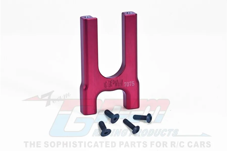 GPM Red 7075 Aluminium Centre Differential Mount w/ Hardware image 1