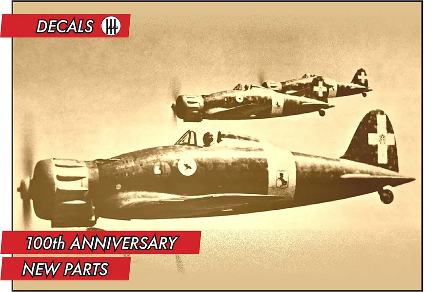 Italeri 1/72 Macchi M.C 200 Series XXI Fighter Plastic Model Kit image 89255