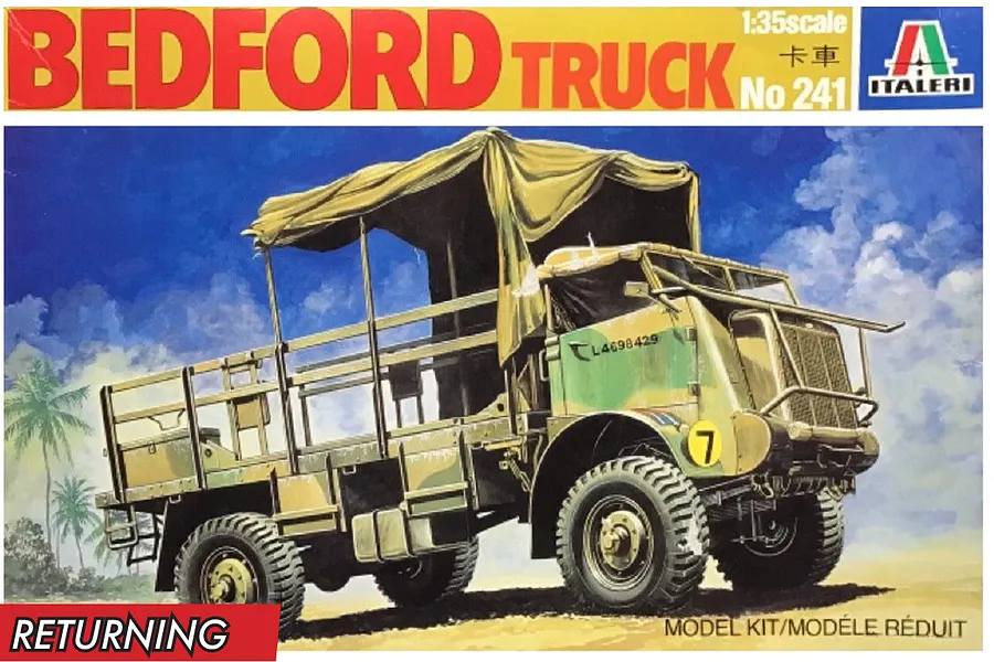Italeri 1/35 Bedford QL Truck Plastic Model Kit image 89258