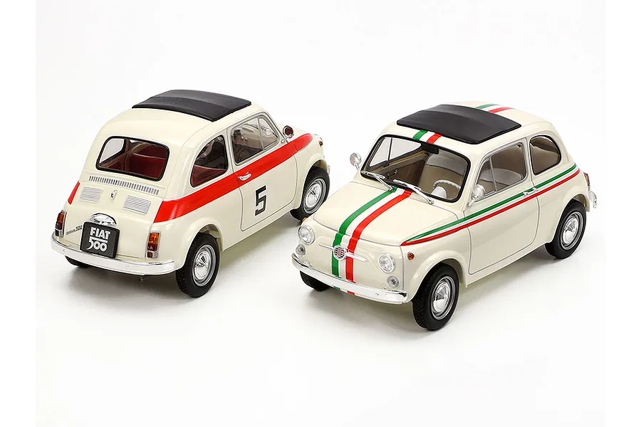 Tamiya 1/24 Fiat 500F Car Plastic Model Kit image 89277