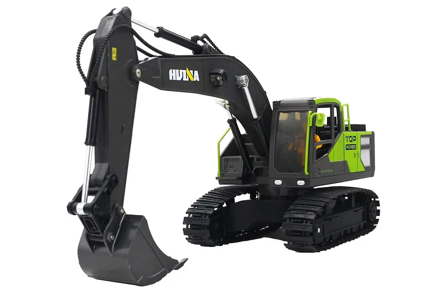 Huina 1/18 Electric RTR RC Excavator - Green image 89409