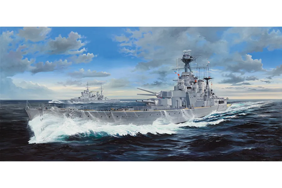 Trumpeter 1/200 British Royal Navy&amp;#039;s HMS Hood 1941 Warship Model Kit image 89426