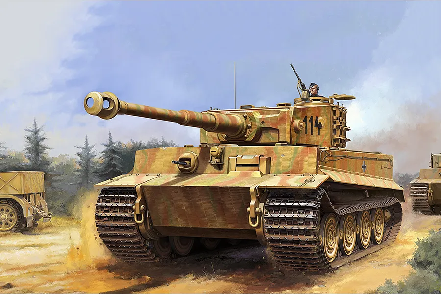 Trumpeter 1/16 German Tiger 1 Late Type Heavy Tank Model Kit image 89448