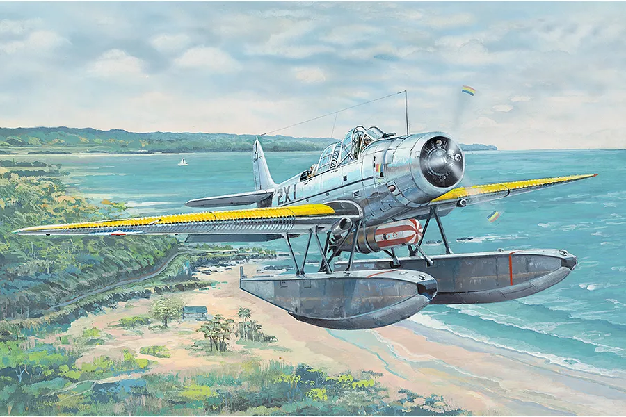 Trumpeter 1/32 U.S. TBD-1A &amp;quot;Rabaged&amp;quot; Devastator Torpedo Attack Aircraft Model Kit image 89474