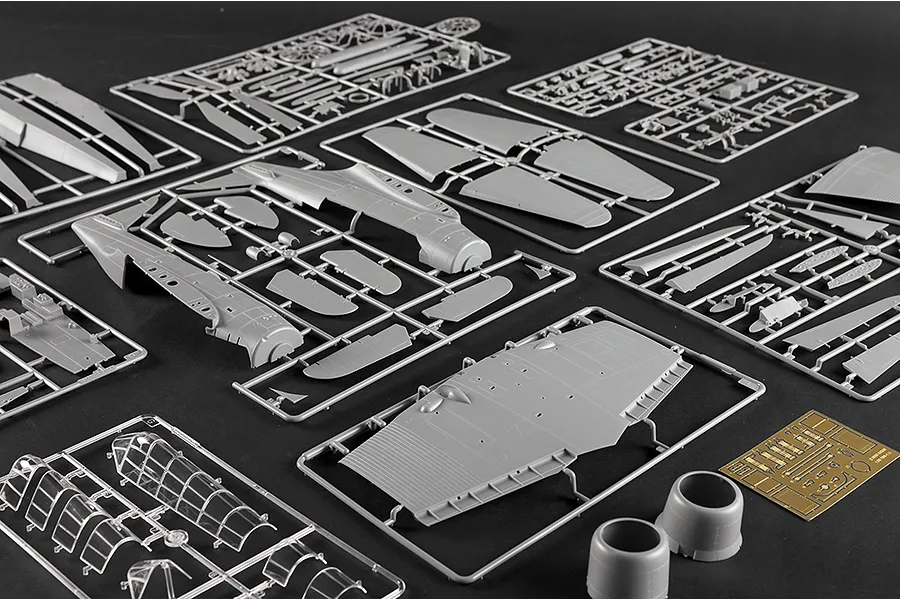 Trumpeter 1/32 U.S. TBD-1A &amp;quot;Rabaged&amp;quot; Devastator Torpedo Attack Aircraft Model Kit image 89479