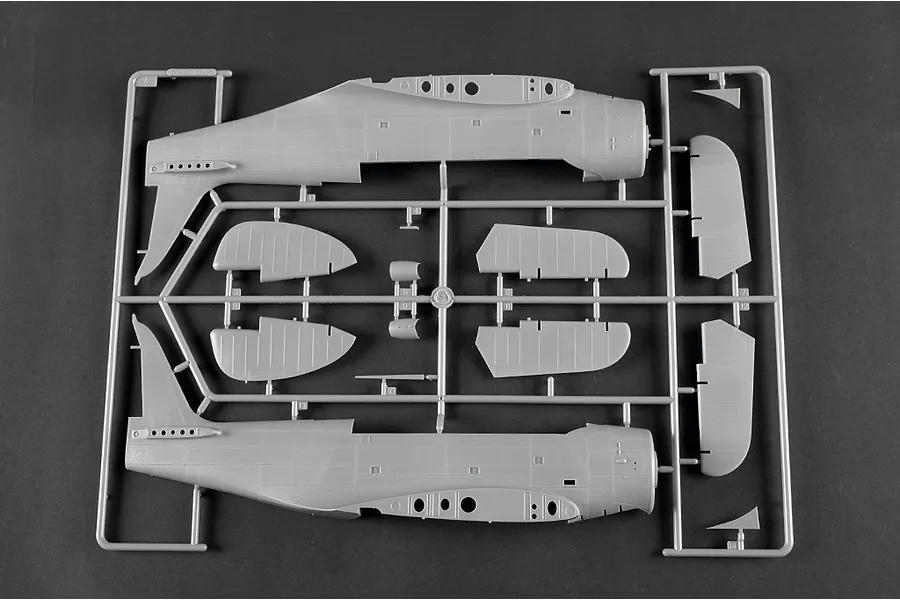 Trumpeter 1/32 U.S. TBD-1A &amp;quot;Rabaged&amp;quot; Devastator Torpedo Attack Aircraft Model Kit image 89482