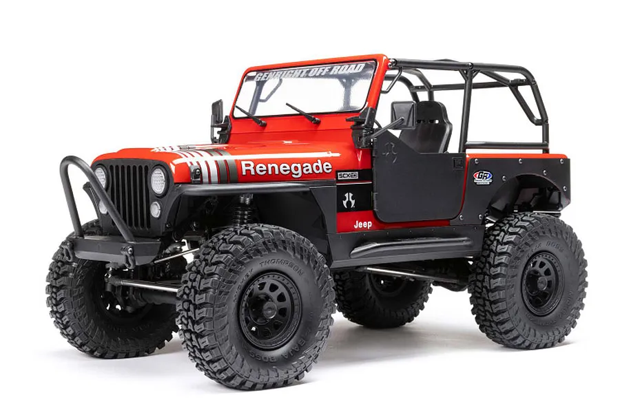 Axial SCX10 III CJ-7 Jeep RC Rock Crawler Electric 4WD 1/10 Scale RTR - Red image 89526