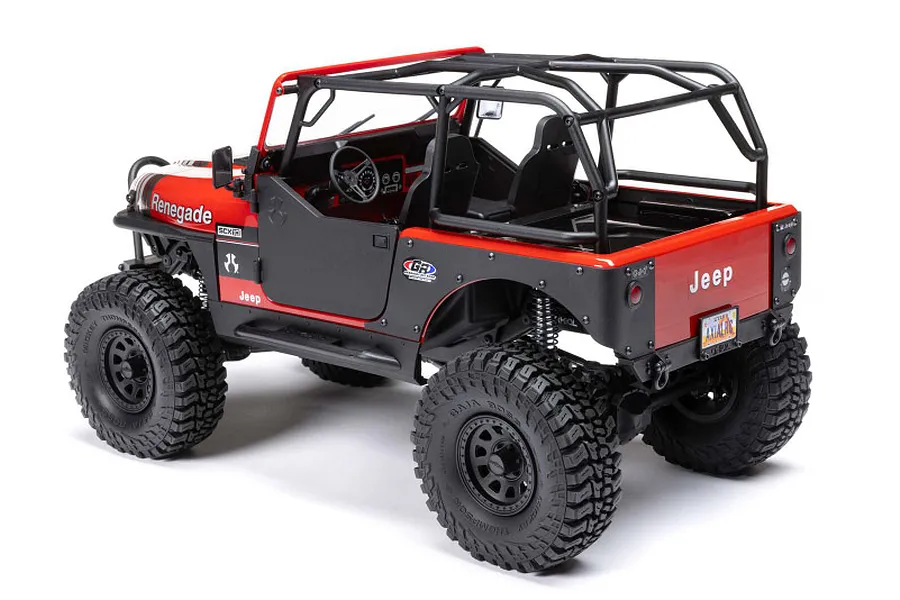 Axial SCX10 III CJ-7 Jeep RC Rock Crawler Electric 4WD 1/10 Scale RTR - Red image 89528