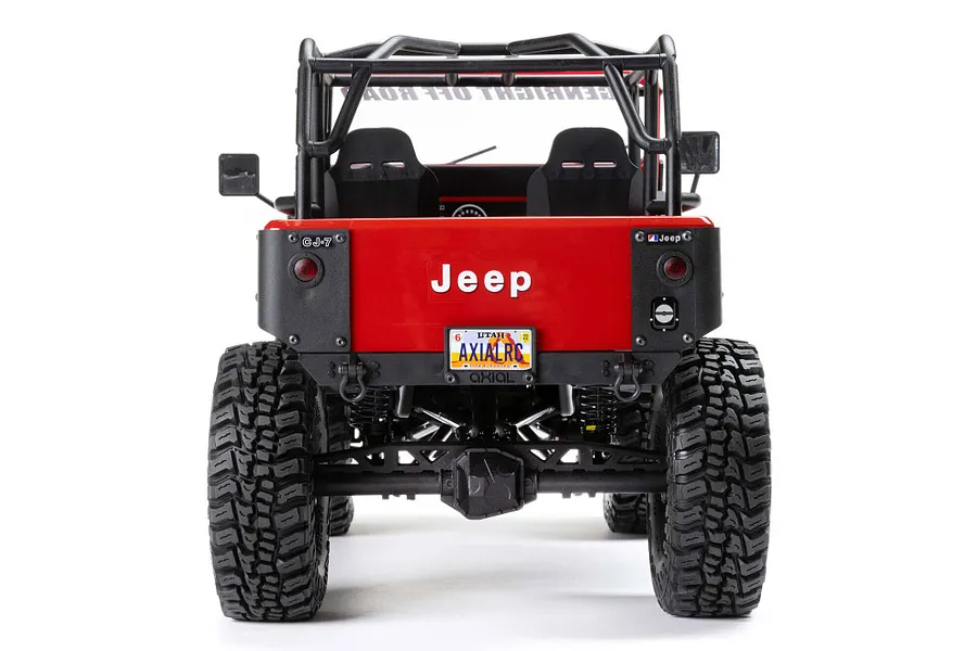 Axial SCX10 III CJ-7 Jeep RC Rock Crawler Electric 4WD 1/10 Scale RTR - Red image 89532