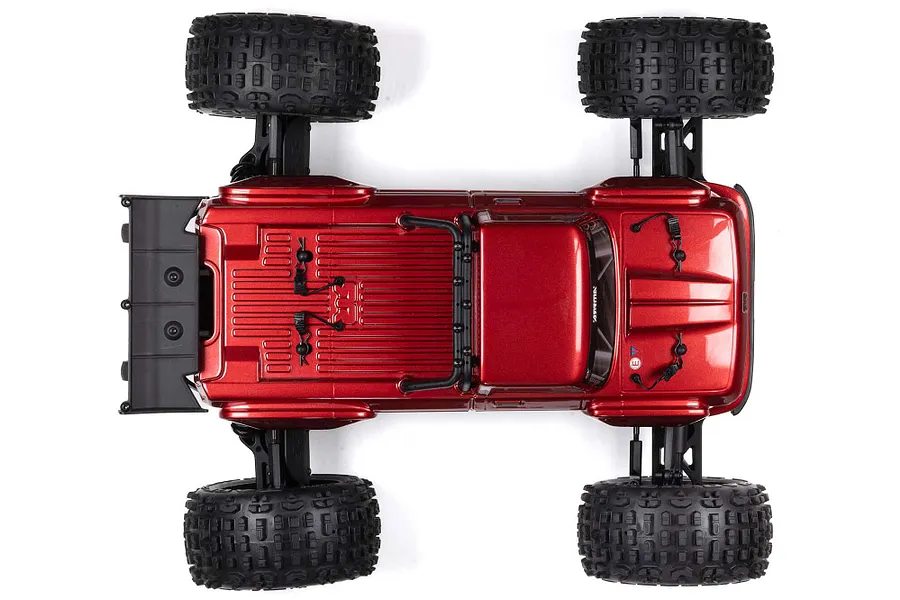 ARRMA OUTCAST 4X4 BLX 4S RC Stunt Truck Electric Brushless 4WD 1/10 Scale RTR - Red image 89597