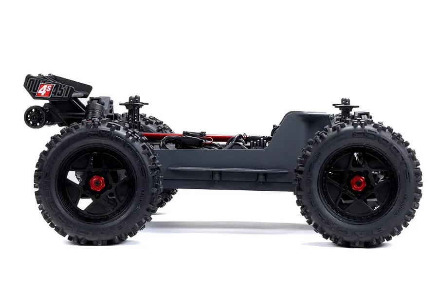 ARRMA OUTCAST 4X4 BLX 4S RC Stunt Truck Electric Brushless 4WD 1/10 Scale RTR - Red image 89599