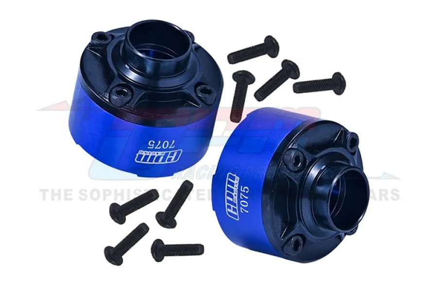 GPM Blue Carbon Steel &amp;amp; Aluminium Diff Cases 2Pcs image 89605