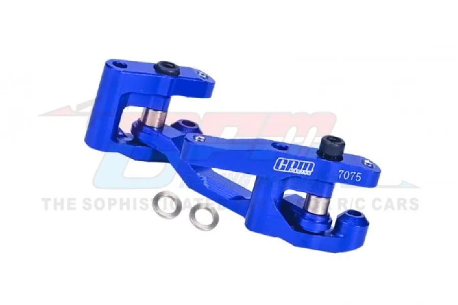GPM Blue Aluminium Steering Bellcrank/Drag Link Assembly image 89661