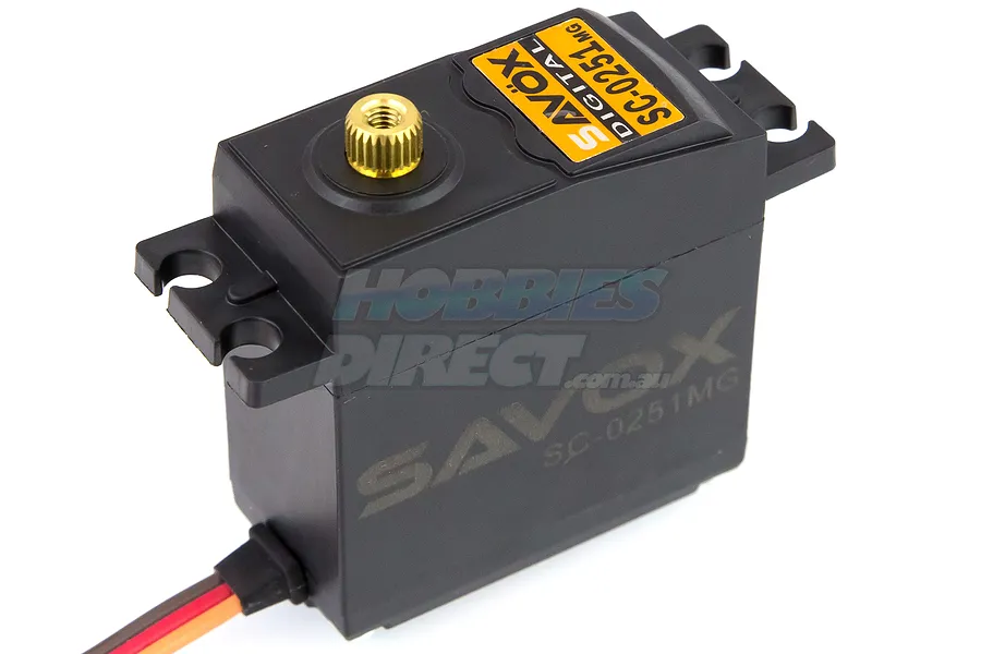Savox SC-0251MG Plus Standard 16kg 6V Metal Geared Servo image 89717