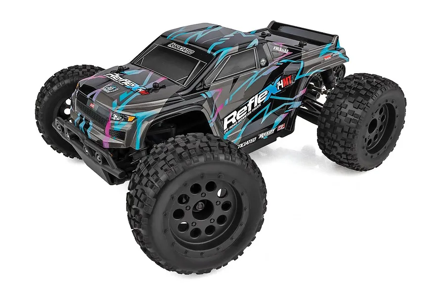 Team Associated Reflex 14MT RC Monster Truck Electric Brushless 4WD 1/14 Scale RTR - Black image 89889
