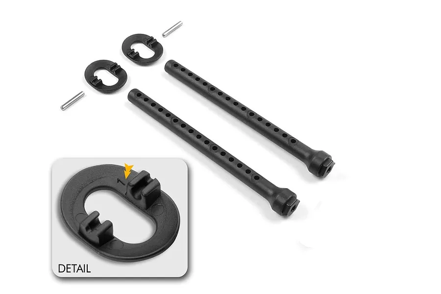 XRAY +1mm Front Body Posts Set image 89935