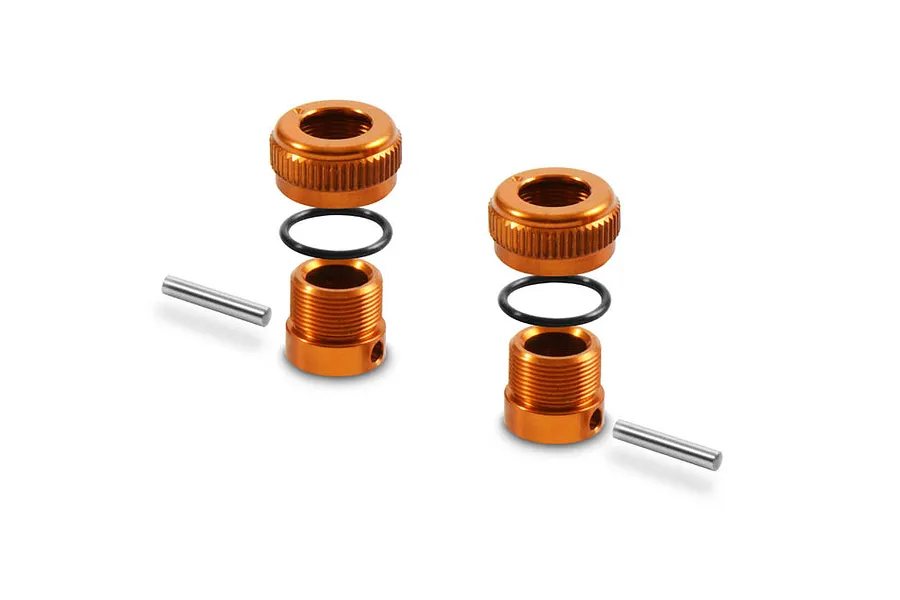 XRAY Orange 7075 T6 Aluminium Adjustable Body Post Stop 2Pcs image 89941