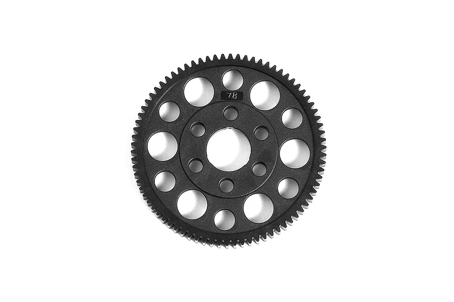 XRAY Hard Coated 78T 48dp/0.5Mod Offset Spur Gear image 90001