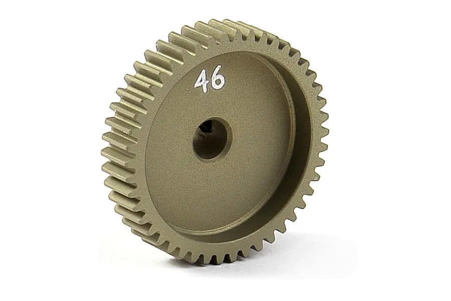 XRAY Hard Coated Aluminium 46T 64dp Narrow Pinion Gear image 90005