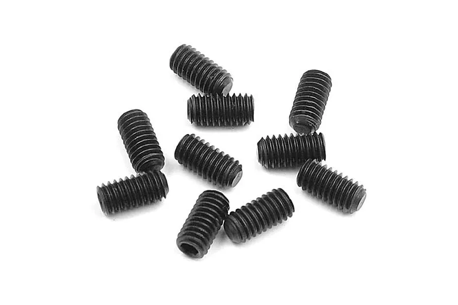XRAY 4x8mm Fine Thread Grub Screws 10Pcs image 90031